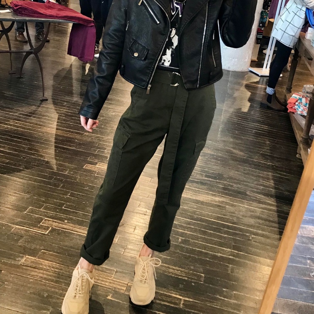Women’s Olive Green cargo pants